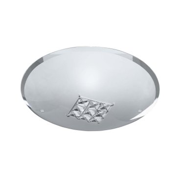 Searchlight Flush - wand/plafondlamp - Ø 30 x 10 cm - wit