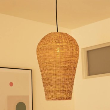 New Garden Saona 50 - hanglamp - Ø 31 x 49 cm - rotan
