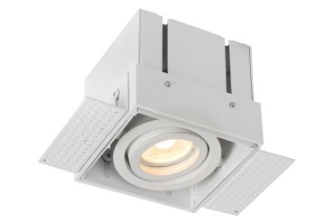 Lucide Trimless - inbouwspots - 97 x 97 mm, 97 x 97 mm inbouwmaat - wit