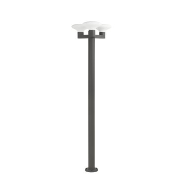 Faro Blub's – lantaarnpaal - 54 x 18,4 x 214 cm - IP44 - donkergrijs