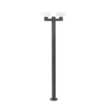 Faro Blub's – lantaarnpaal - 60 x 18,4 x 214 cm - IP44 - donkergrijs