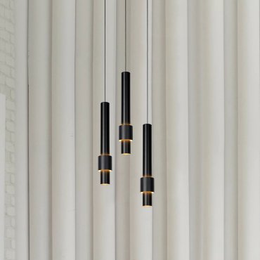 Lucide Margary - hanglamp - Ø 28 x 169 cm - 3 x 4W dimbare LED incl. - zwart