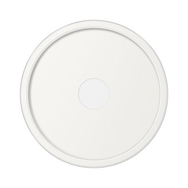ETH Loïs - plafondlamp - Ø 40 x 6 cm - 3 stappen dimbaar - 30W LED incl. - IP44 -  wit