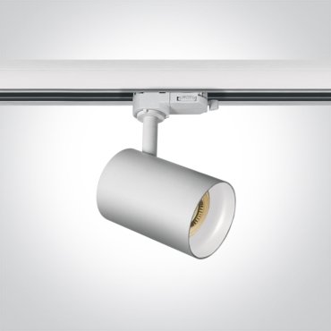 ONE Light Dark Light GU10 Track Spot Range - rail spot - Ø 6,8 x 10 cm - wit