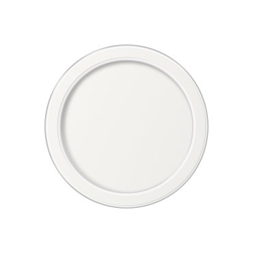 ETH Loïs - plafondlamp - Ø 23 x 5 cm - 3 stappen dimbaar - 15W LED incl. - IP44 -  wit