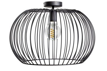 ETH Wire 2.0 - plafondlamp - Ø 50 x 35,5 cm - zwart