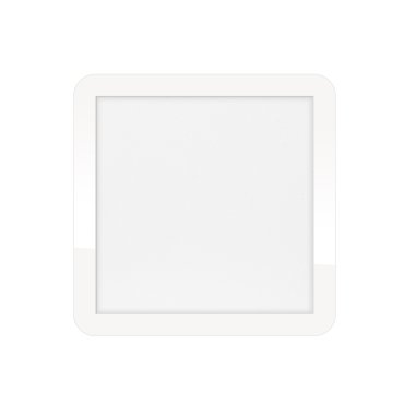 ETH Anne Square - plafondlamp - 30 x 2,7 x 30 cm - 3 stappen dimbaar - 18W LED incl. - IP44 - wit