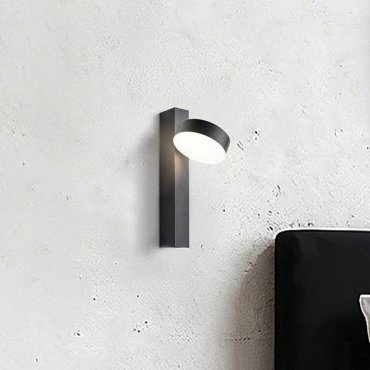 VK Lighting Lopi  - leeslamp met schakelaar - Ø 9,8 x 29,8 cm - 8W LED incl. - zwart