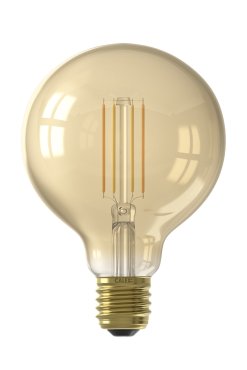 Calex Smart LED lamp - Ø 9,5 x 14 cm - E27 - 7W - dimfunctie via app - 1800 tot 3000K - white ambiance