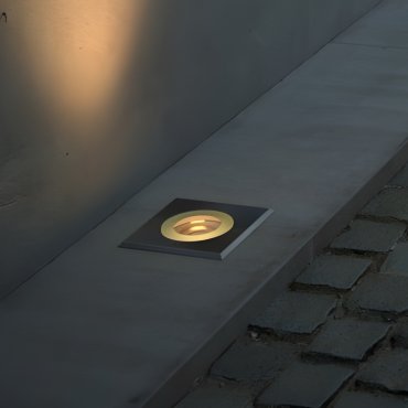 Nordlux Andor - grondspot - 110 x 110 mm, Ø 100 mm inbouwmaat - IP67 - roestvrij staal