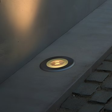 Nordlux Andor - grondspot - Ø 110 mm, Ø 100 mm inbouwmaat - IP67 - roestvrij staal