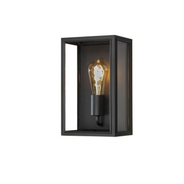 Konstsmide Carpi - buiten wandlamp - 18 x 13,5 x 30 cm - IP44 - zwart