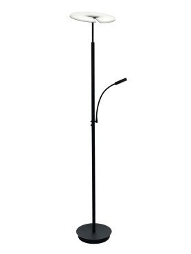 Artdelight Riva - vloerlamp - Ø 30 x 180 cm - 30W dim to warm led incl. - zwart