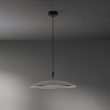 Nova Luce Polifemo - hanglamp - Ø 60 x 153 cm - 17W LED incl. - rokerig glas en zandzwart