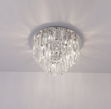 Maxlight Monaco - plafondverlichting - Ø 42 x 28 cm - chroom