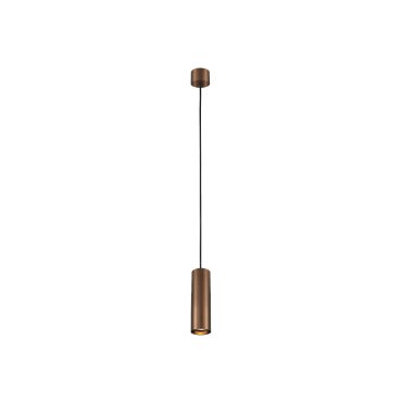VK Lighting Edelle - hanglamp - Ø 5,6 x 173 cm - brons