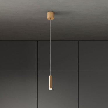 Nova Luce Doc - hanglamp - Ø 3 x 120 cm - 5W LED incl. - goud