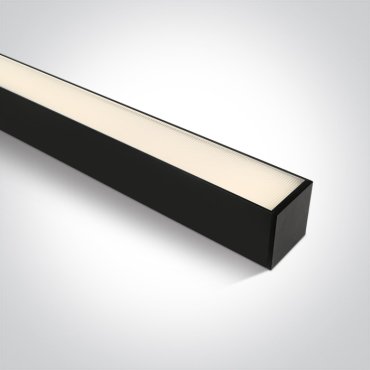 ONE Light LED Linear Profiles - plafond/hanglamp - 120 x 7,5 x 7,5 cm - instelbare lichtsterkte 20W/30W/40W LED incl. - wit - instelbare lichtkleur