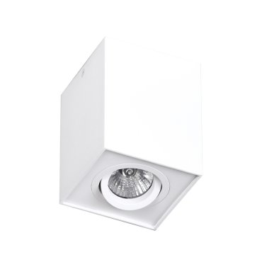 Maxlight Basic Square - plafondspot - Ø 9 x 12 cm - wit