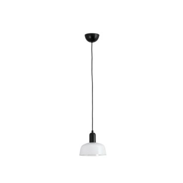 Faro Tatawin - hanglamp - Ø 18,4 x 108,1 cm - zwart/melkglas