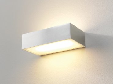 Artdelight Eindhoven150 - wandlamp - 18,2 x 10 x 5 cm - 2 x 8W dimbare LED incl. - IP54 - aluminium