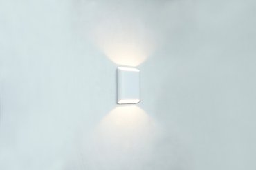 Artdelight Diaz Small - wandverlichting - 4 x 10 x 15 cm - 2 x 3W LED incl. - IP54 - wit