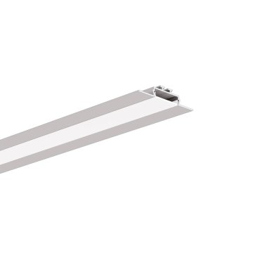 Klus Opac-30 - inbouw ledprofiel - 5,2 cm breed met 2,1 cm vensterbreedte - geanodiseerd zilver