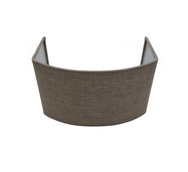 Artdelight - kap wandlamp -  25 x 15 x 15 cm - grijs