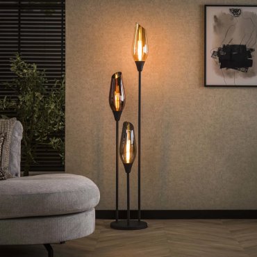 Vico Cocoon - vloerlamp - Ø 35 x 167 cm - multicolor