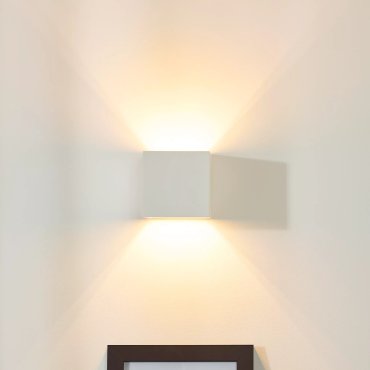 Lucide Gipsy Kubus - wandverlichting - 11,5 x 11,5 x 11,5 cm - wit