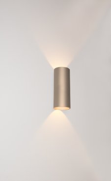 Artdelight Brody - wandlamp - Ø 7,2 x 18 cm - 2 x 4W LED incl. - IP54 - champagne
