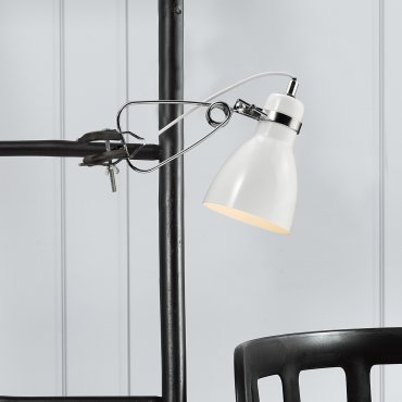 Nordlux Cyclone 11 - klemlamp - 27 cm - wit