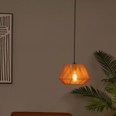 Lucide Jessica - hanglamp - Ø 30 x 154,5 cm - terracotta