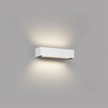 Faro Doro - wandverlichting - 22 x 7 x 4,8 cm - 13W LED incl. - IP65 - mat wit