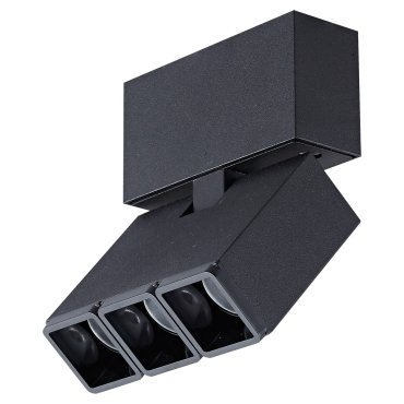 SHOWROOMMODEL - VK Lighting Triton - opbouwspot - 9,5 x 3 x 11 cm - 6W LED incl. - zwart