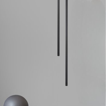 SHOWROOMMODEL - Nova Luce Elettra - hanglamp - Ø 1,5 x 200 cm - 5W LED incl. - zand zwart