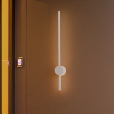Nova Luce Ridge - buiten wandverlichting - 1,6 x 65 cm - 12W LED incl. - IP65 - zandwit