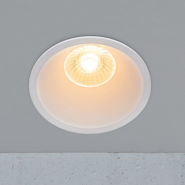 Nordlux Albric - inbouwspot - Ø 90 mm, Ø 83 mm inbouwmaat - 8W dimbare LED incl. - IP44 - wit