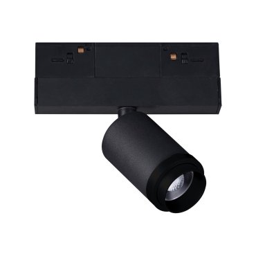 VK Lighting Kona - magnetisch railsysteem - railspot met zoomfunctie - 13,9 x 4,5 x 12,7 cm - 5W dimbare LED incl. - zwart