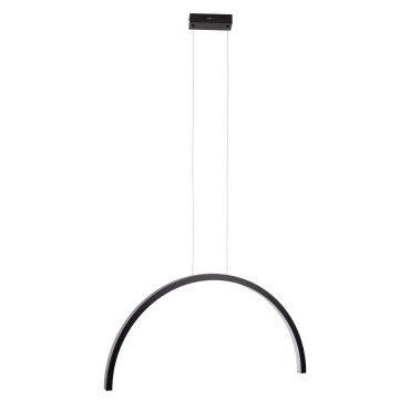 Maxlight Trio Arc - hanglamp - 80 x 180 cm - 21W LED incl. - zwart