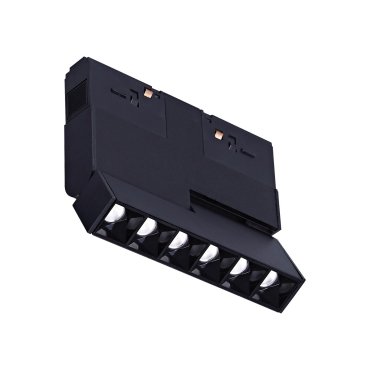 VK Lighting Kona - magnetisch railsysteem - kantelbare railbalk - 11,2 x 2 x 9,6 cm - 9W dimbare LED incl. - zwart