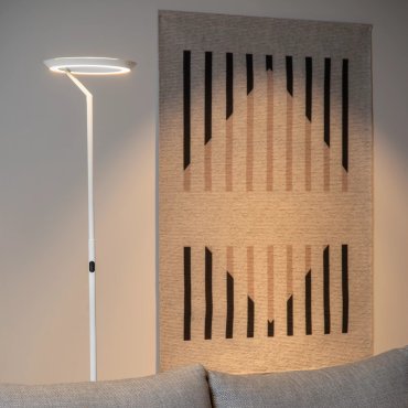 Lucide Celeste - staanlamp - Ø 28 x 174 cm - 21W dimbare LED incl. - wit