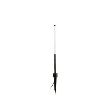 Faro Bambou - tuinpaal op piek - Ø7 x 106,8 cm - 8W LED incl. - IP65 - mat zwart