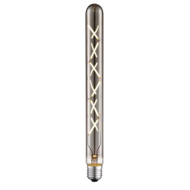VK Lighting filament lamp -  Ø 3 x 30 cm - E27 - 5W dimbaar - 2700K - gerookt