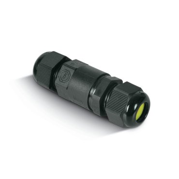 ONE Light - waterdichte kabeldoos 1 in / 1 uit - IP67 - zwart