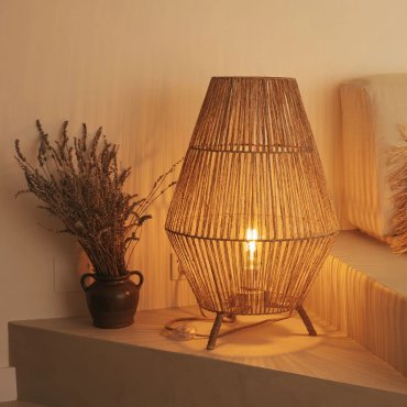 New Garden Sisane - vloerlamp - Ø 48 x 72 cm - rotan