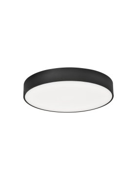 Nova Luce Sotto - plafondlamp met afstandsbediening - Ø 46 x 11,5 cm - 40W LED incl. - mat zwart