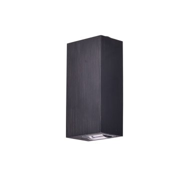 VK Lighting Spathi - wandverlichting - 4 x 7 x 12 cm - 6W LED incl. - IP54 - zwart