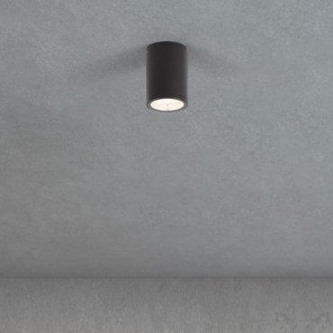 Nova Luce Lumina - buiten plafondverlichting - Ø 8 x 10 cm - 9W LED incl. - IP65 - donker antraciet