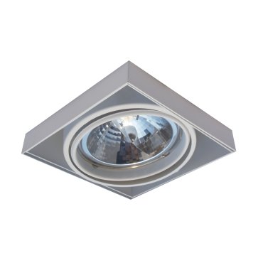 Zuma Line Oneon DL 111-1 - inbouwspot 1L -  156 x 156 mm, 157 x 157 mm inbouwmaat - wit